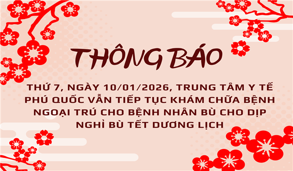 THÔNG BÁO LÀM BÙ CHO NGÀY NGHỈ LỄ TẾT DƯƠNG LỊCH)